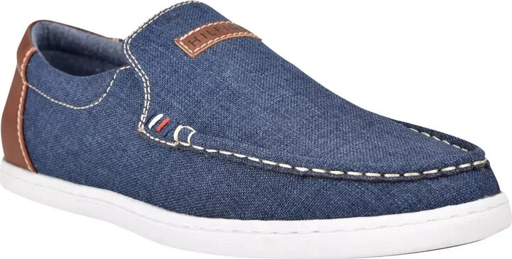 Carlid Sneakers Men's US 7 Navy Memory Foam Slip-On Shoes TF1261