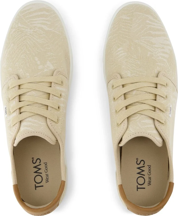 Carlo 2.0 Lace-Up Sneaker Almond Textured Mesh - Image 4