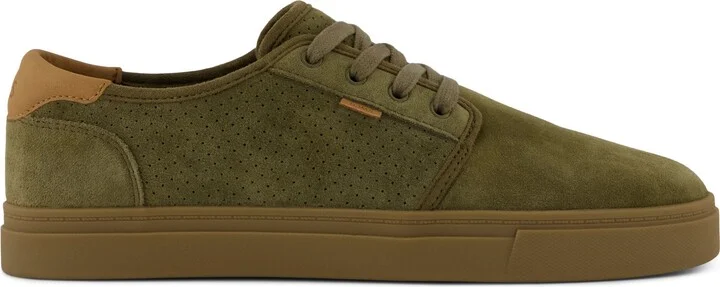Carlo 2.0 Lace-Up Sneaker Military Olive Perforated Suede
