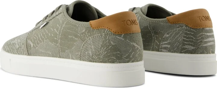 Carlo 2.0 Lace-Up Sneaker Vetiver Grey Tropical Jacquard - Image 3