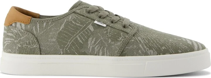 Carlo 2.0 Lace-Up Sneaker Vetiver Grey Tropical Jacquard