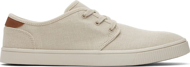Carlo Cream Heritage Canvas Lace-Up Sneaker