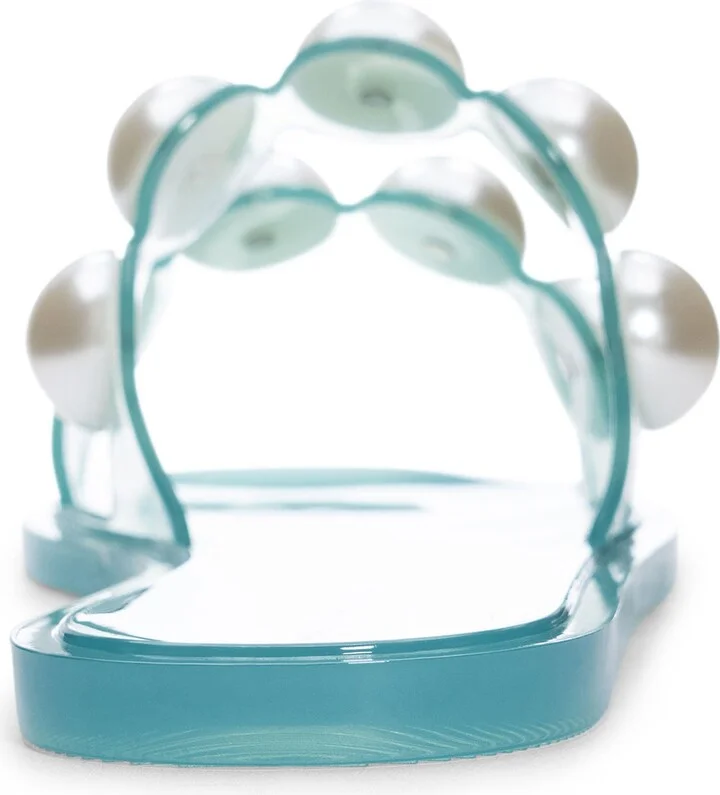 Carlo Pearly Double Strap Slide Sandal - Image 2