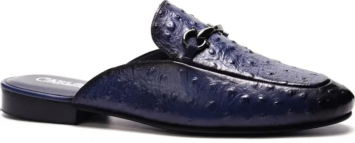 Navy Leather