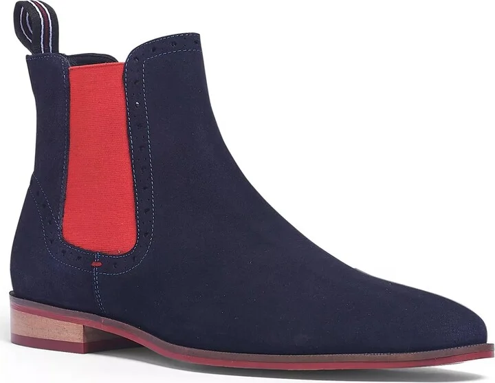 Navy Suede