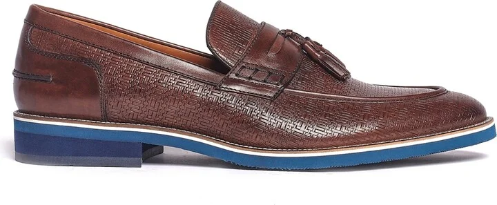 Carlos by Carlos Santana Men's Garcia Tassel Penny Loafers - Image 2