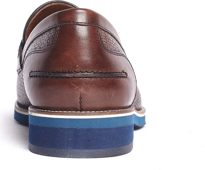 Carlos by Carlos Santana Men's Garcia Tassel Penny Loafers - Image 3