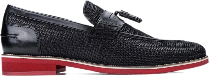 Carlos by Carlos Santana Men's Garcia Tassel Penny Loafers - Image 6