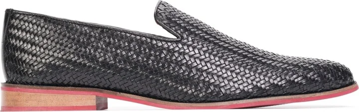 Carlos by Carlos Santana Men's Gibson Weave Loafers - Image 2