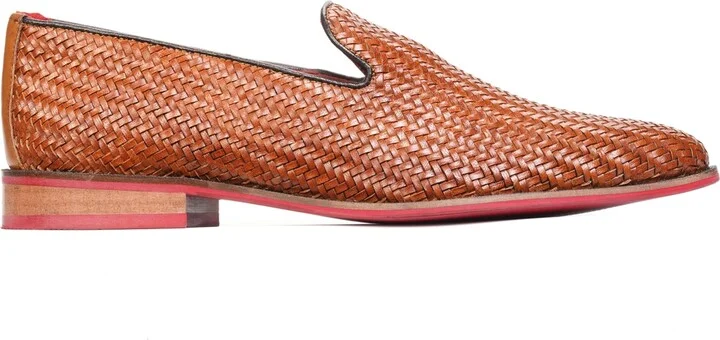 Carlos by Carlos Santana Men's Gibson Weave Loafers - Image 6