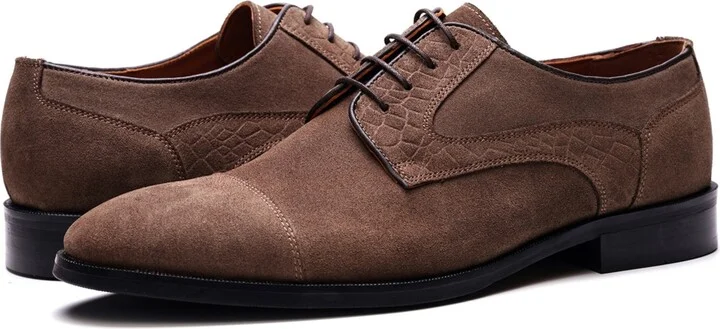 Carlos by Carlos Santana Men's Havens Cap Toe Derby Shoe - Image 9