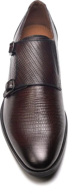 Carlos By Carlos Santana Men's Jack Double Monk Strap Dress Shoe - Image 3