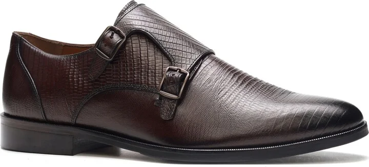 Carlos By Carlos Santana Men's Jack Double Monk Strap Dress Shoe
