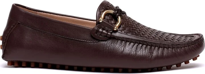 Carlos by Carlos Santana Men's Malone Interweave Leather Slip-On Driving Loafers - Image 2