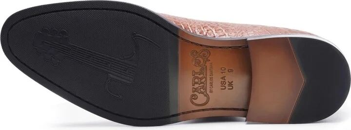 Carlos by Carlos Santana Men's Pedro Wholecut Oxford Dress Shoe - Image 9