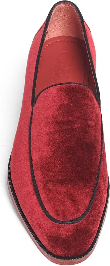 Carlos by Carlos Santana Men's Prince Velvet Slip-On Wedding Loafer - Image 4