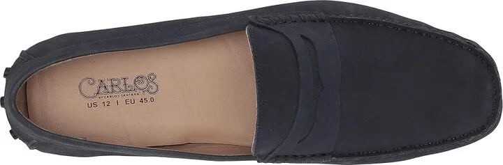Carlos by Carlos Santana Ritchie Driver Loafer Men's Shoes Navy Calf Nubuck : 13 D - Medium, Leather - Image 3