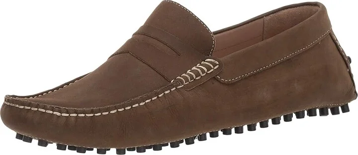 Carlos by Carlos Santana Ritchie Driver Loafer Men's Shoes Olive Calf Nubuck : 8.5 D - Medium, Leather - Image 2