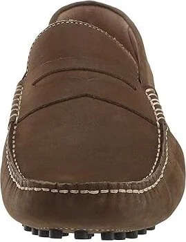 Carlos by Carlos Santana Ritchie Driver Loafer Men's Shoes Olive Calf Nubuck : 8.5 D - Medium, Leather - Image 6