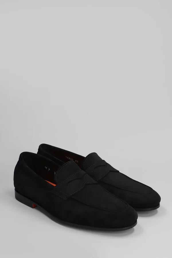 Carlos Loafers In Black Suede - Image 2