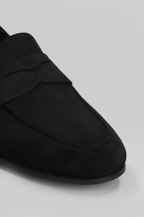 Carlos Loafers In Black Suede - Image 5