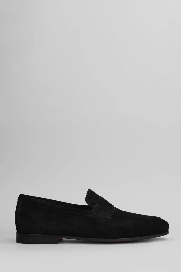 Carlos Loafers In Black Suede