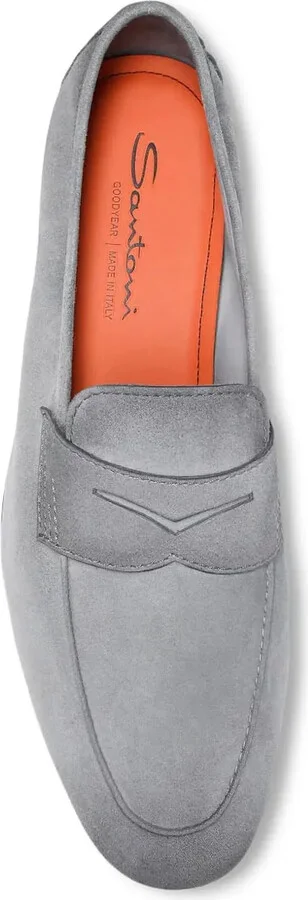 Carlos suede leather penny loafers - Image 2