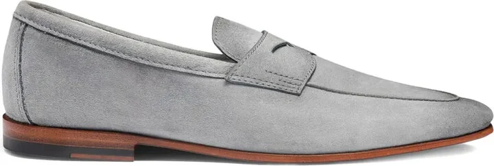 Carlos suede leather penny loafers