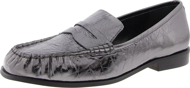 Carlson Loafer Womens Padded Insole Patent Leather Loafers