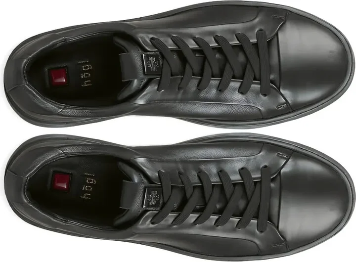 Carly leather lace-up sneakers - Image 3