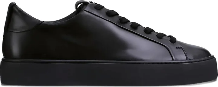 Carly leather lace-up sneakers