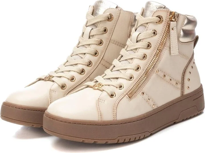 Carmela Collection Leather Sneaker Booties By Xti - Image 10