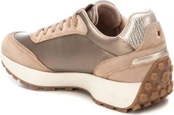 Carmela Collection Women's Leather Casual Sneakers By Xti - Image 4