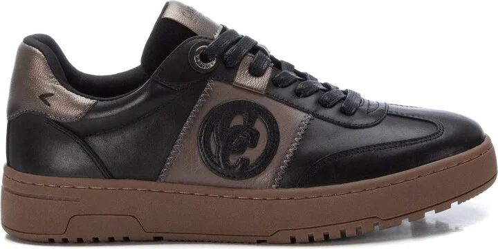 Carmela Collection Women's Leather Casual Sneakers By Xti