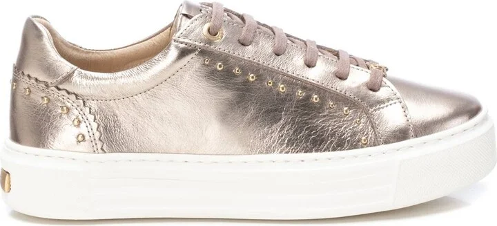 Carmela Collection Women's Leather Casual Sneakers By Xti