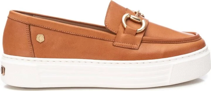 Carmela Collection Women's Leather Moccasins by Xti
