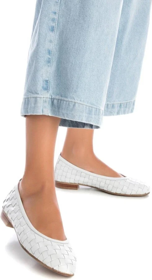 Carmela Leather Collection Women's Braided Flats By Xti - Image 7