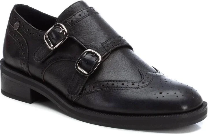 Carmela Leather Collection Women's Double Buckle Oxfords by Xti - Image 2