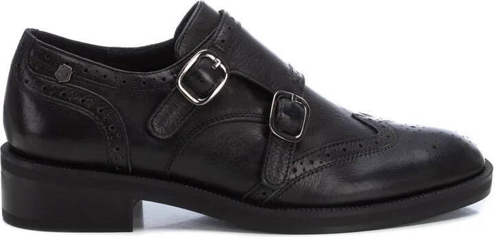 Carmela Leather Collection Women's Double Buckle Oxfords by Xti