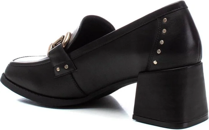 Carmela Leather Collection Women's Heeled Loafers by Xti - Image 4