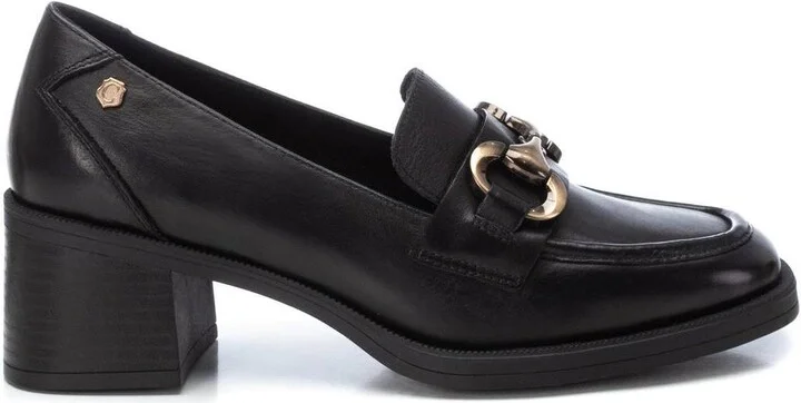Carmela Leather Collection Women's Heeled Moccasins by Xti