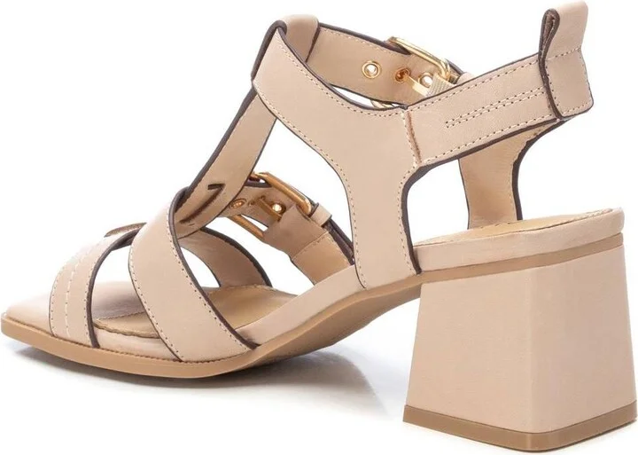 Carmela Leather Collection Women's Heeled Sandals By Xti - Image 11