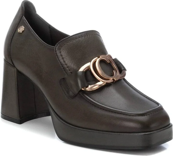 Carmela Leather Collection Women's Loafer Pump by Xti - Image 3