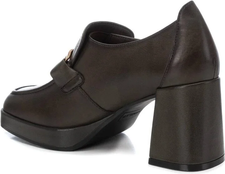 Carmela Leather Collection Women's Loafer Pump by Xti - Image 4