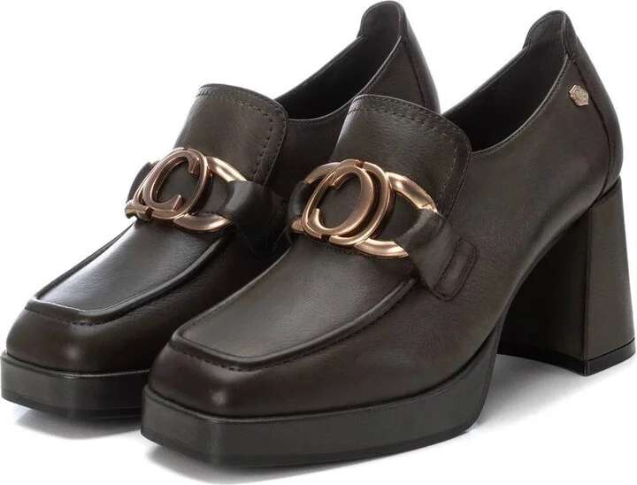 Carmela Leather Collection Women's Loafer Pump by Xti - Image 5