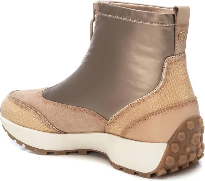 Carmela Leather Collection Women's Sneaker Booties By Xti - Image 6