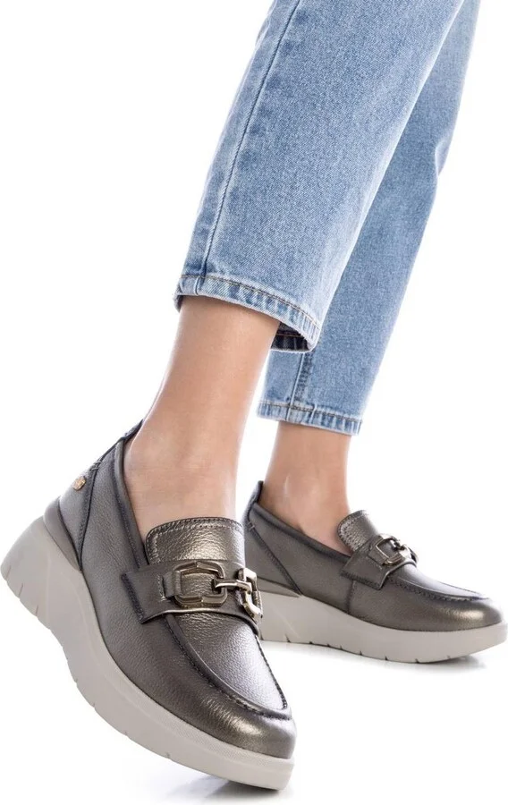 Carmela Leather Collection Women's Wedge Moccasins - Image 2