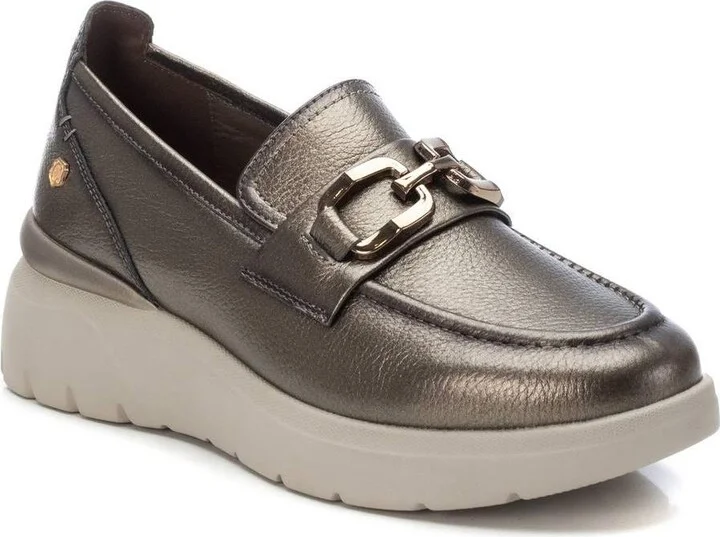 Carmela Leather Collection Women's Wedge Moccasins - Image 3