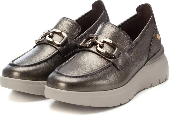 Carmela Leather Collection Women's Wedge Moccasins - Image 5