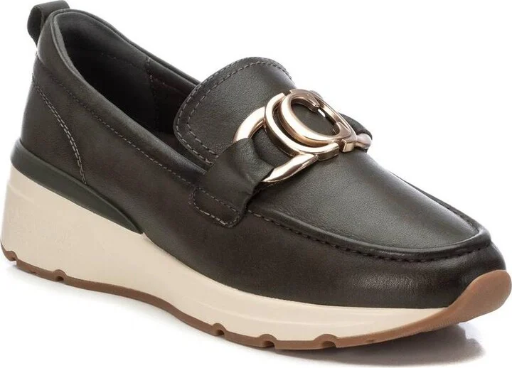 Carmela Leather Collection Women's Wedge Moccasins - Image 6